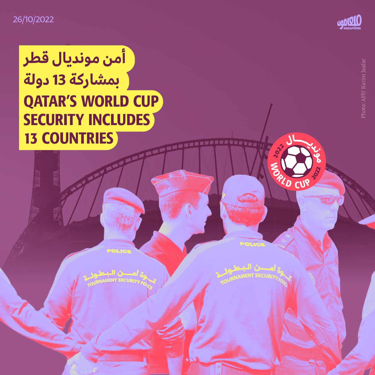 أمن مونديال قطر بمشاركة 13 دولة