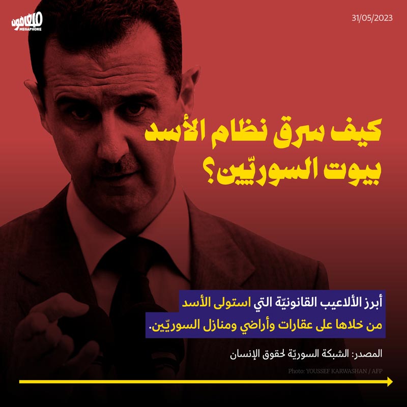 كيف سرق نظام الأسد بيوت السوريّين؟ 